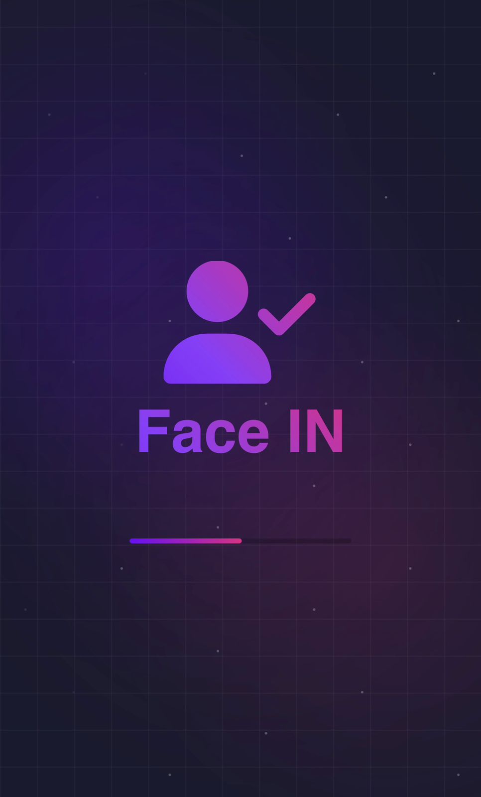 Face IN Splash Screen